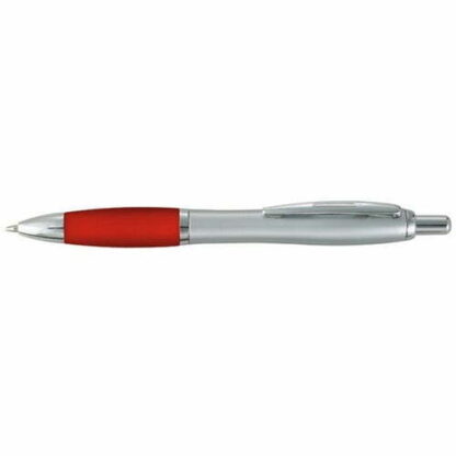 銀色/紅色 Rio Satin Pen
