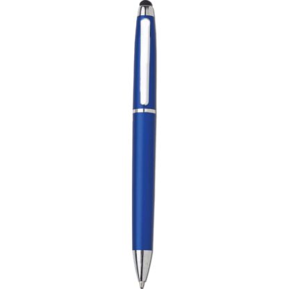 藍色/銀色 TouchWrite 陣列圓珠筆，帶觸控筆