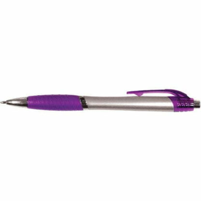銀色/紫色文圖拉握筆