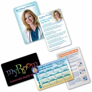 全彩印記日曆、醫藥和健康貴賓卡