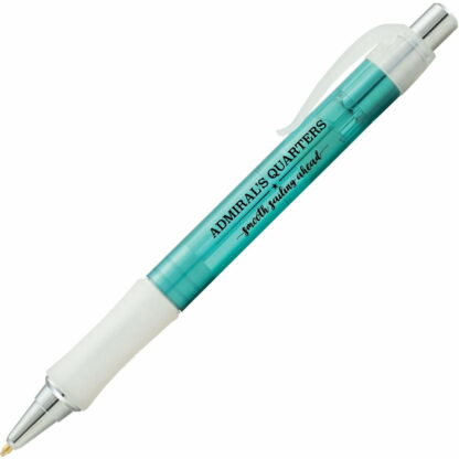 藍綠色/透明霜視覺水晶筆